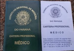 carteira falsa Falso médico preso em Maringá recebia até 50 mil Reais por mês