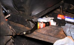 motorista embriagado Mulher com sintomas de embriaguez bate em caminhão em Maringá