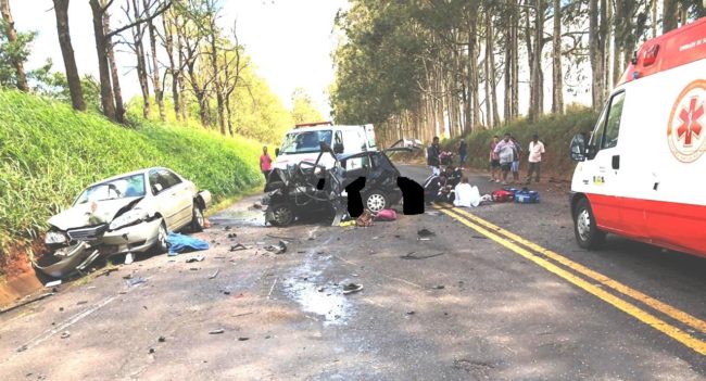 acidente pr 317 1 Cinco pessoas morreram em grave acidente na rodovia PR-317