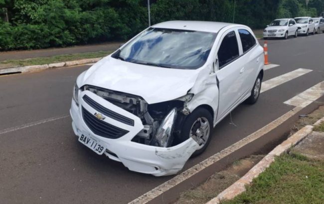 acidente maringa 1 Motociclista fica gravemente ferido após acidente