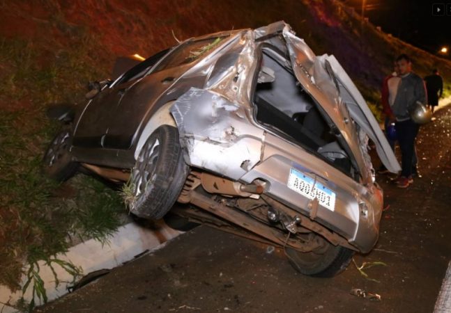 acidente contorno carro moto Motociclista morre ao praticar racha no Contorno Norte em Maringá