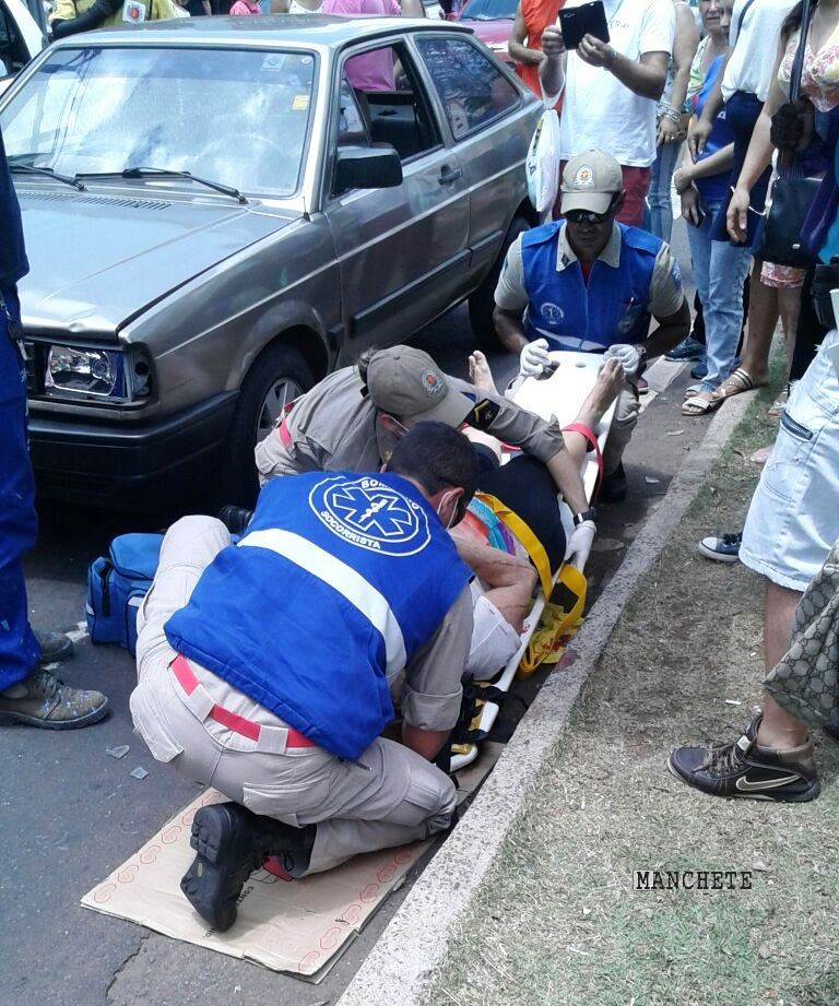 Foto de Atropelamento no Centro de Maringá