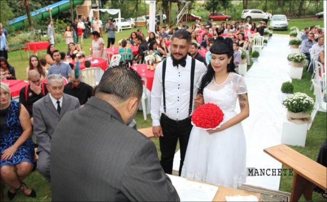 Foto de Estilo: Noivos fazem casamento roqueiro em Maringá