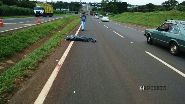 Foto de Homem é atropelado na rodovia BR 376 e morre