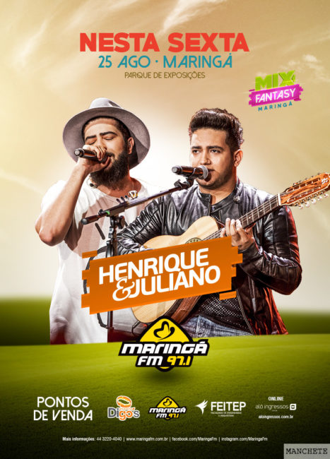 Foto de Henrique e Juliano apresentam canções do novo DVD em Maringá