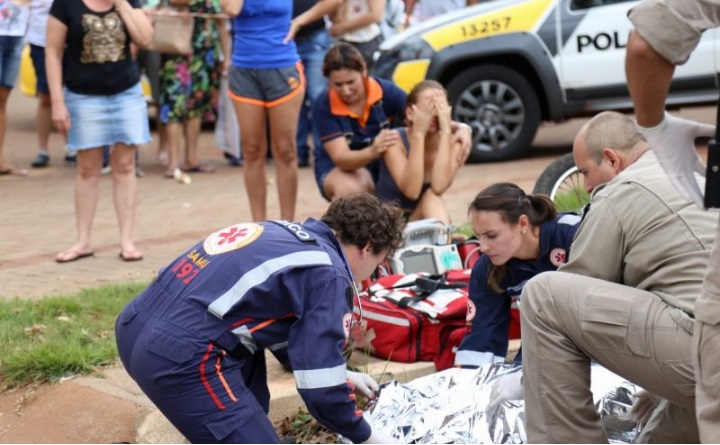 Foto de Vigilante é assassinado a tiros no Conjunto Borba Gato em Maringá