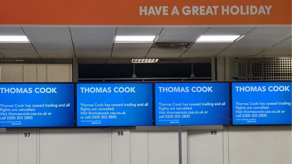 Foto de Thomas Cook: falência de operadora de turismo causa maior operação de resgate de britânicos desde a 2ª Guerra