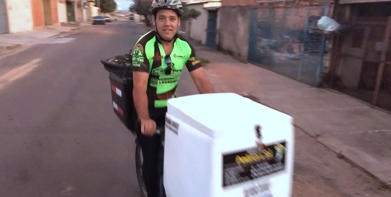 Foto de Ciclista inicia viagem de São Carlos com meta de pedalar 25 mil km por nove países da América do Sul