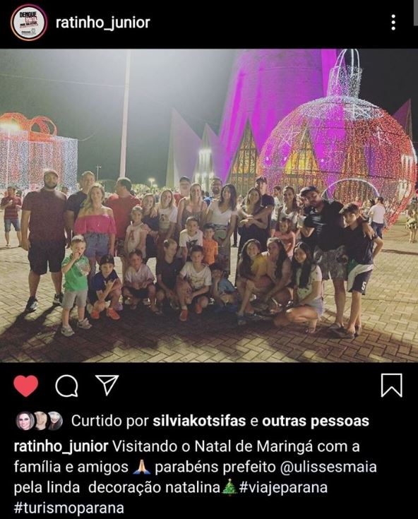 Foto de Governador visita e elogia o Natal Maringá Encantada