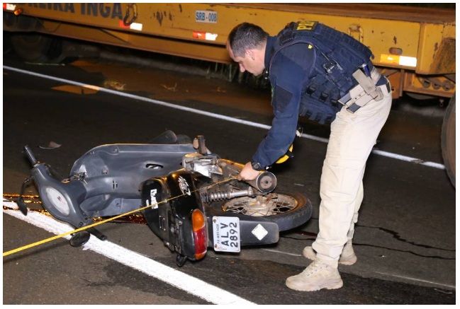 Foto de Motociclista morre em acidente no Contorno Norte