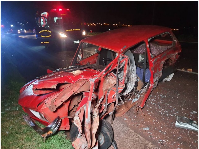 Foto de Caminhão atropela e mata homem na rodovia BR-376 em Marialva