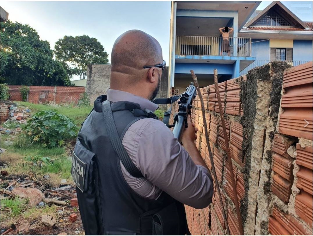 Foto de Irmão de Whebher é preso durante operação policial em Maringá