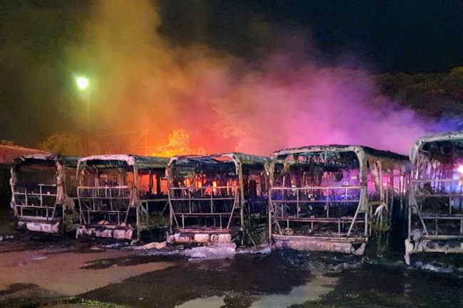 Foto de Sindicalista é preso por comandar incêndio, segundo a polícia