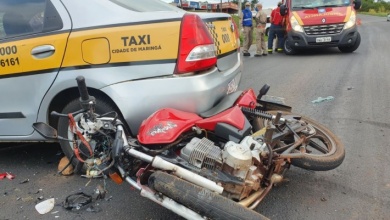 Foto de Acidente grave envolvendo motociclista logo pela manhã