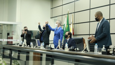 Foto de Prefeito Ulisses Maia e vice Edson Scabora tomam posse em Maringá