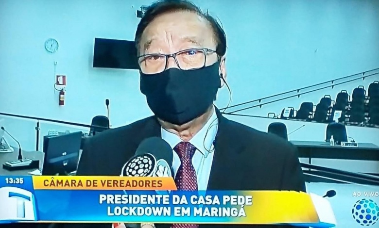 Presidente da Câmara de Vereadores defende lockdown por 10 dias 1 Hossokawa lockdown Presidente da Câmara de Vereadores defende lockdown por 10 dias