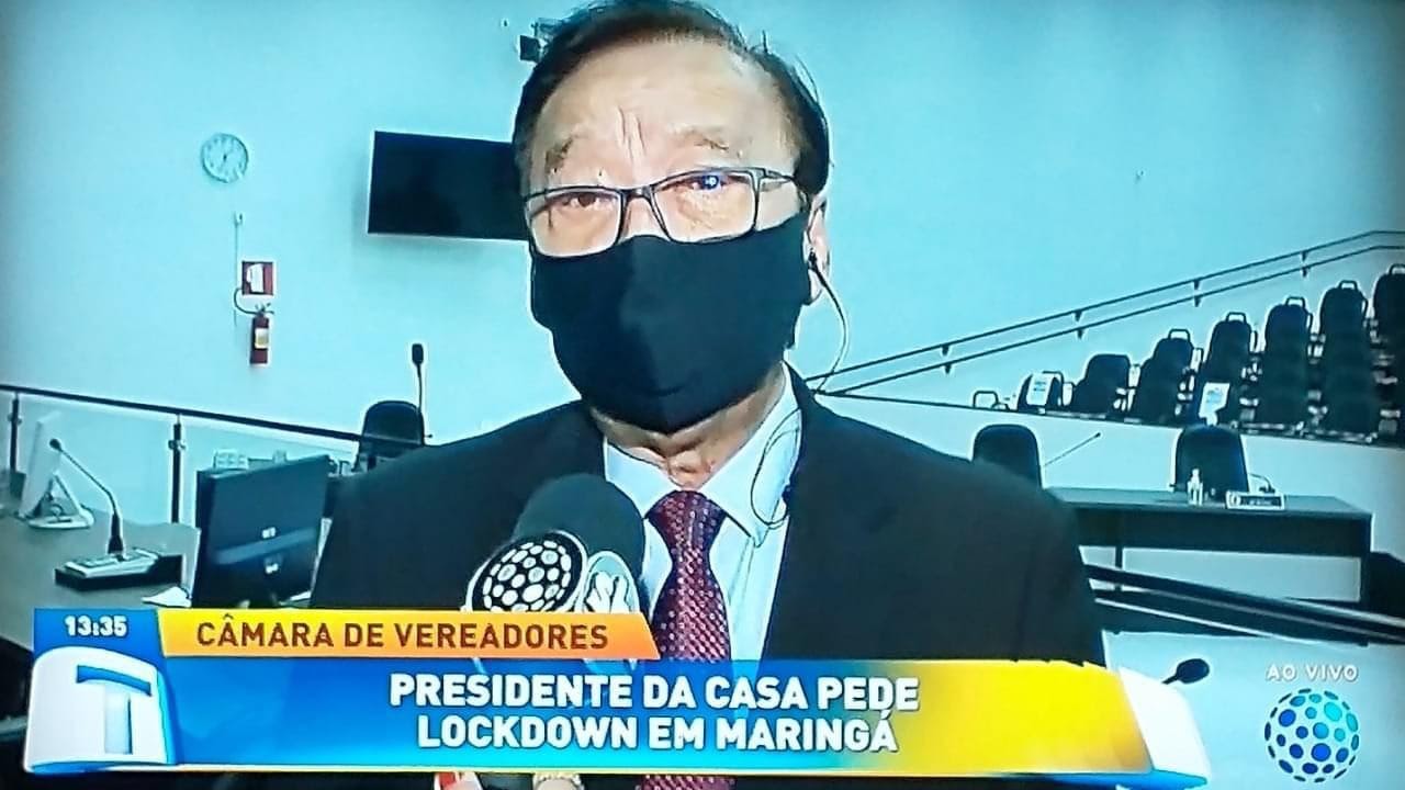 Hossokawa lockdown Presidente da Câmara de Vereadores defende lockdown por 10 dias