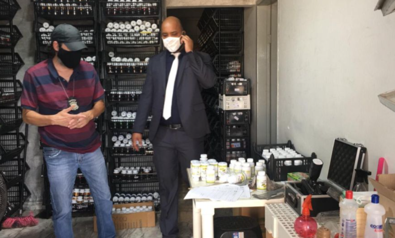 delegado luiz alves Vigilância Sanitária flagra empresa com procedimentos ilegais de alimentos e remédios