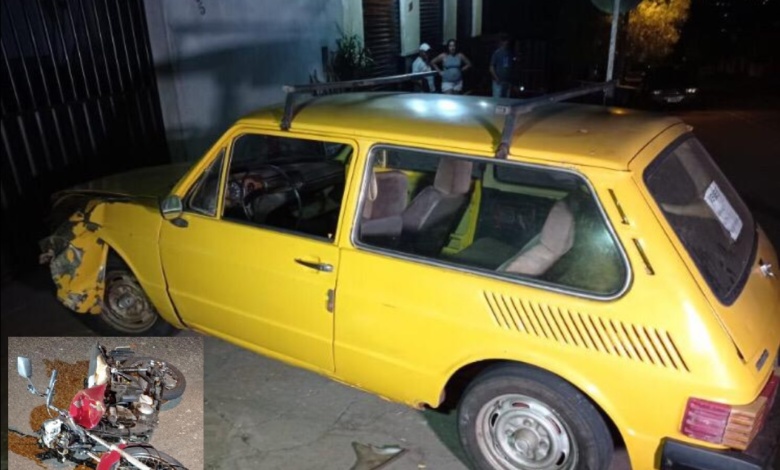 acidente maringa carro moto Motociclista teve o pé amputado após acidente