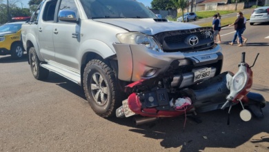 Foto de Motociclista poderá ter pé amputado após acidente