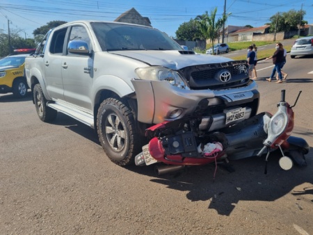 acidente moto maringa e1621544500603 Motociclista poderá ter pé amputado após acidente