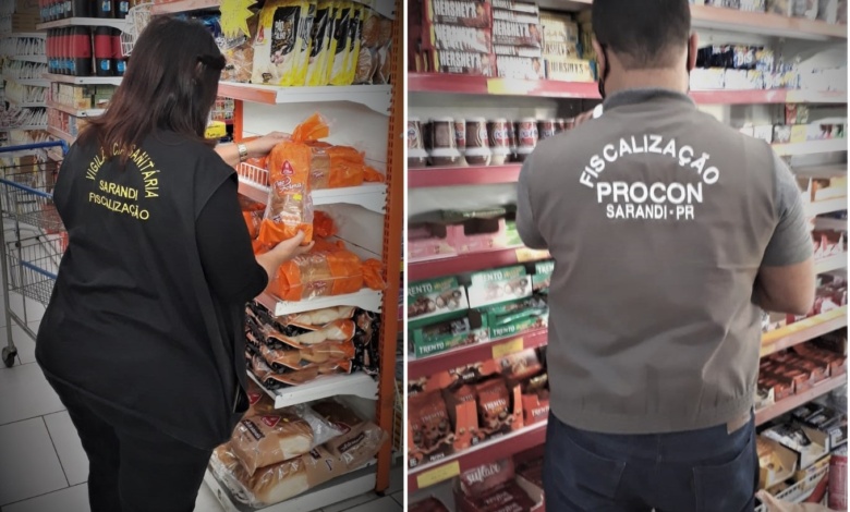 FISCALIZACAO SARANDI Vigilância Sanitária e PROCON em nova investida, recolhem 362 produtos irregulares