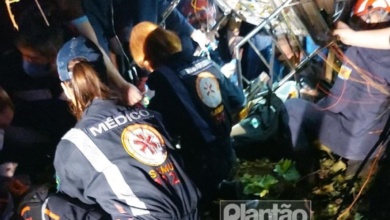 Foto de Piloto de Maringá sofre ferimentos graves após queda de paramotor