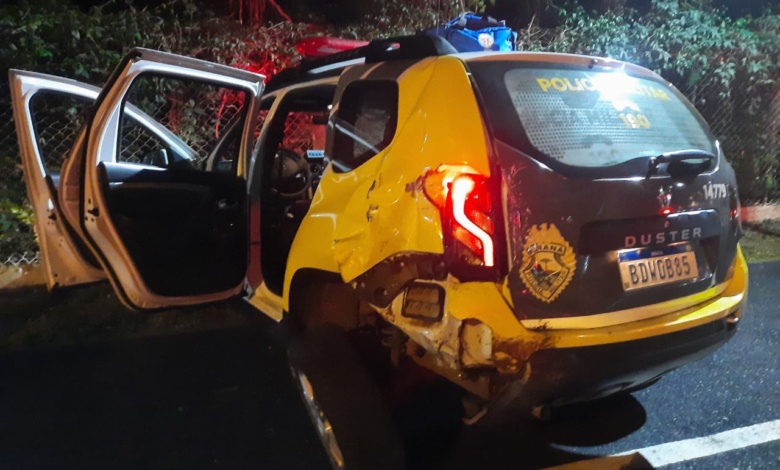 Motorista bêbado bate em viatura policial e deixa feridos em Maringá 1 WhatsApp Image 2021 07 17 at 20.29.03 Motorista bêbado bate em viatura policial e deixa feridos em Maringá