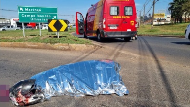 Foto de Motociclista de 34 anos morre após colisão com caminhão em Maringá