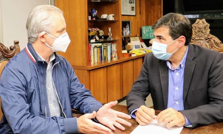 Ulisses Marcelo Prefeitos conversam sobre Metrópole Paraná Norte