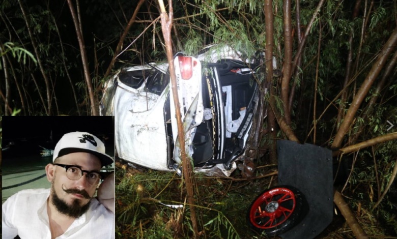 acidente bmw 376 Empresário morre após capotamento na BR-376 em Maringá