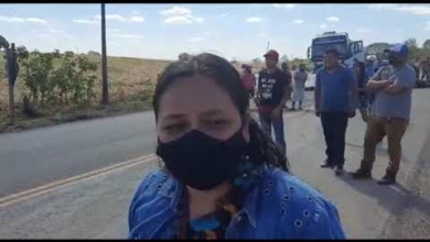 Foto de Indígenas protestam no Paraná contra o Marco Temporal e a PL 490