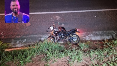 Foto de Acidente com moto mata mecânico em Maringá