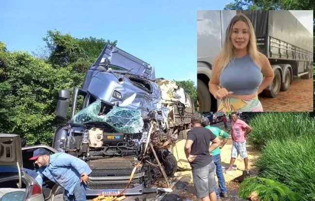 caminhoneira aline Caminhoneira e youtuber Aline Füchter sofre grave acidente em MT