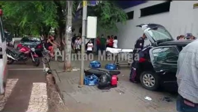 Foto de Câmera registra acidente que deixou motorista com ferimentos graves em Maringá