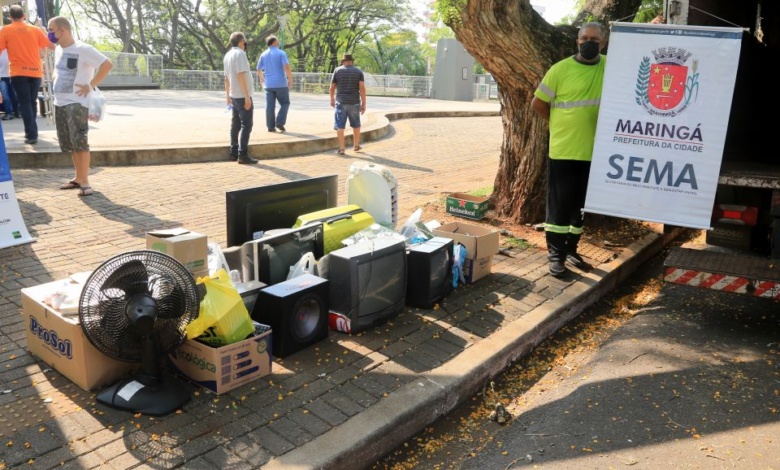 Prefeitura de Maringá terá mutirão de descarte de materiais na Av. Cerro Azul 1 reciclagem Prefeitura de Maringá terá mutirão de descarte de materiais na Av. Cerro Azul
