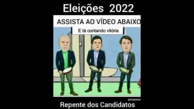 Foto de Repente dos candidatos Jair Bolsonaro, Lula e Sérgio Moro