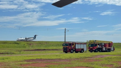 Foto de Avião da Azul reportou problemas no trem de pouso ao se aproximar do aeroporto de Maringá