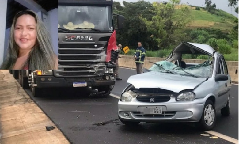 acidente br 376 Mulher morre na BR-376 em acidente com carreta