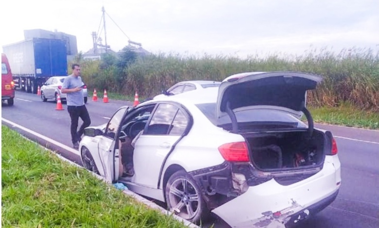 acidente 1 1 Influenciador digital fica ferido após acidente na rodovia BR-376