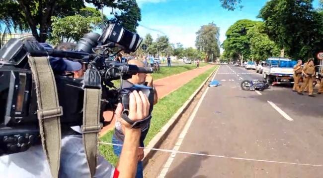 acidente de moto Policial morre em acidente com moto em Maringá