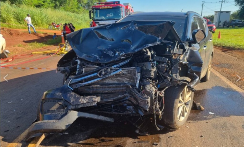 acidente rodovia Colisão frontal matou motorista de ambulância