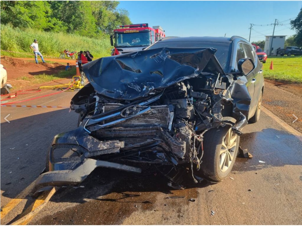 acidente rodovia Colisão frontal matou motorista de ambulância