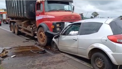 Foto de Sogro e genro morrem após grave acidente na rodovia BR-376 em Marialva