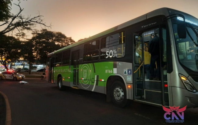 acidente onibus ciclista Acidente deixa ciclista morto em Maringá