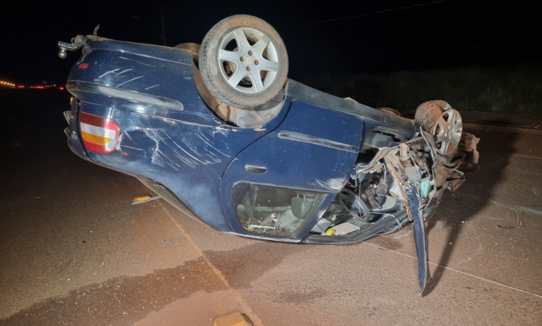 304109297 607317897730222 8788290433625814338 n Motorista fica ferido ao capotar automóvel na marginal da rodovia PR-323