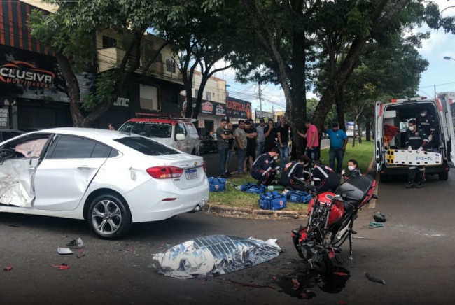 acidente moto maringa Acidente mata motociclista em Maringá