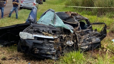 Foto de Colisão frontal na PR 317 deixa saldo de um morto, uma pessoa gravemente ferida e um bebê de 3 meses resgatado