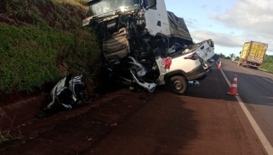 Foto de Acidente em rodovia mata dois moradores de Maringá