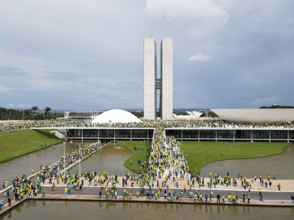 brasilia Deputado Ricardo Barros, ex-líder de Bolsonaro, tenta justificar invasão das sedes dos três poderes